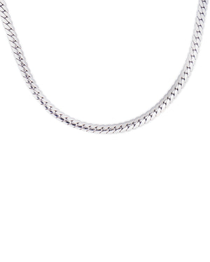 Snake Silver Plated Men's Chain