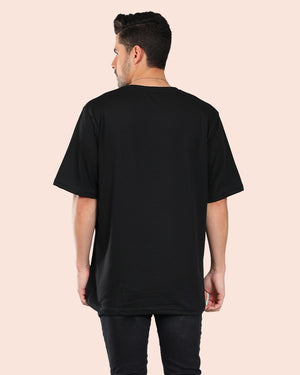 Combo Pack Of 2 | Black Oversized T-shirt + Black Cargo