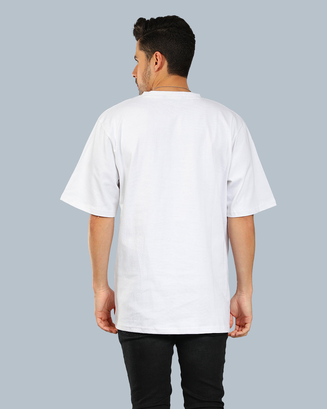 Combo Pack Of 2 | White Oversized T-shirt + Black Cargo