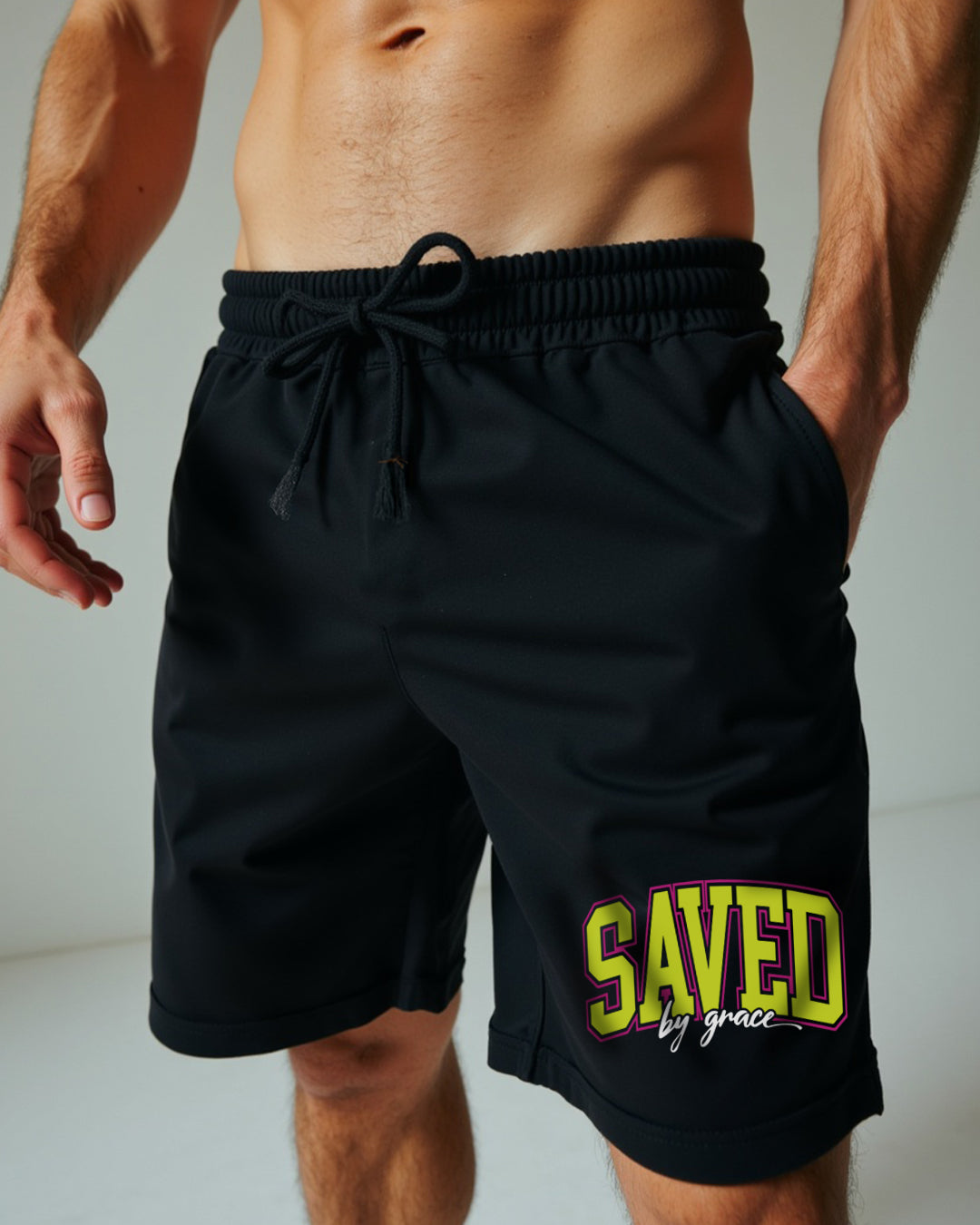 Saved By Grace Men Shorts