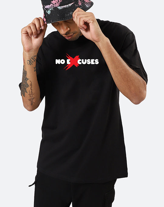 No Excuses Oversized Men's Tshirt