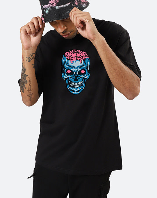 Brained Out Oversized Men's Tshirt