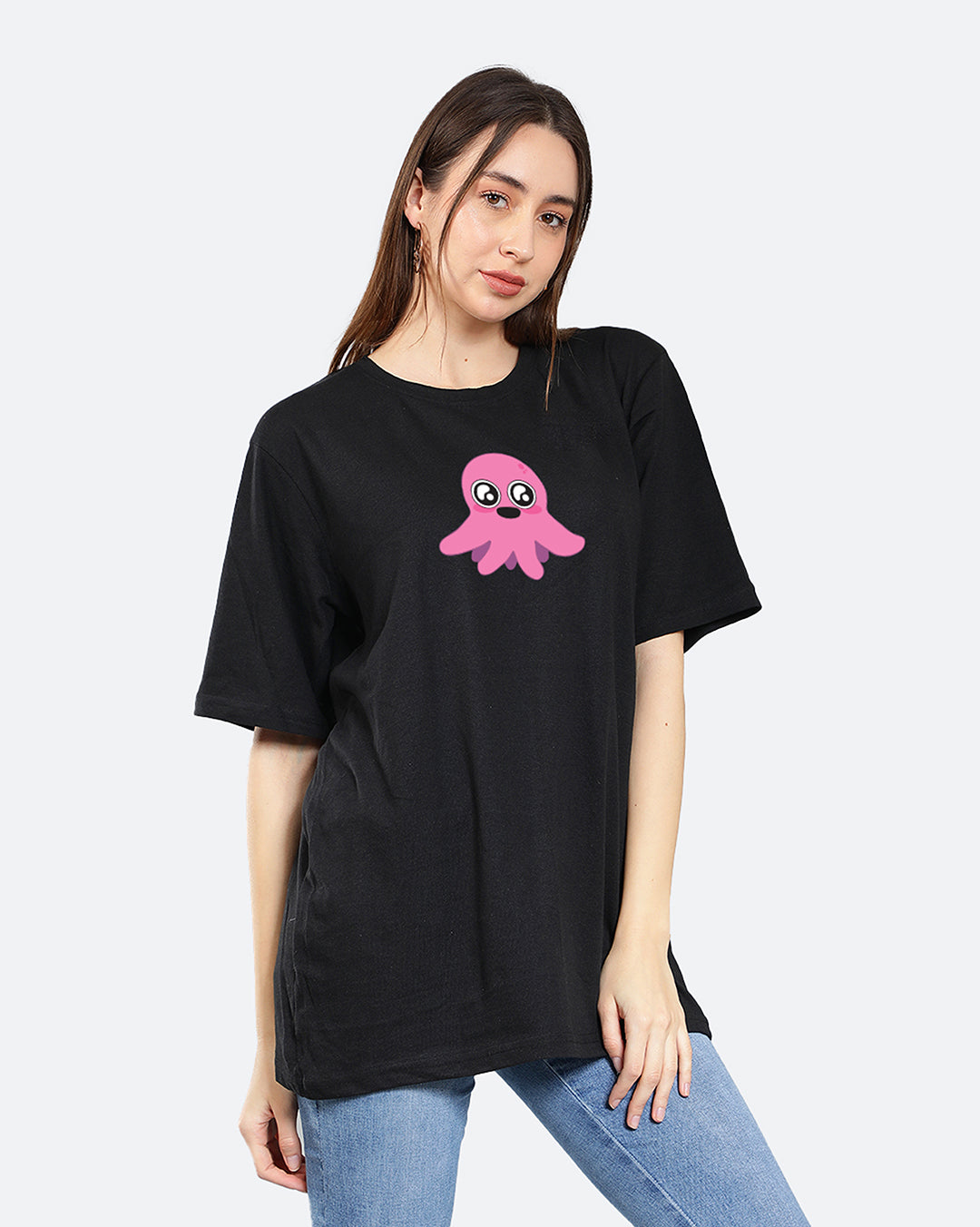 Octopus Oversized Women Tshirt