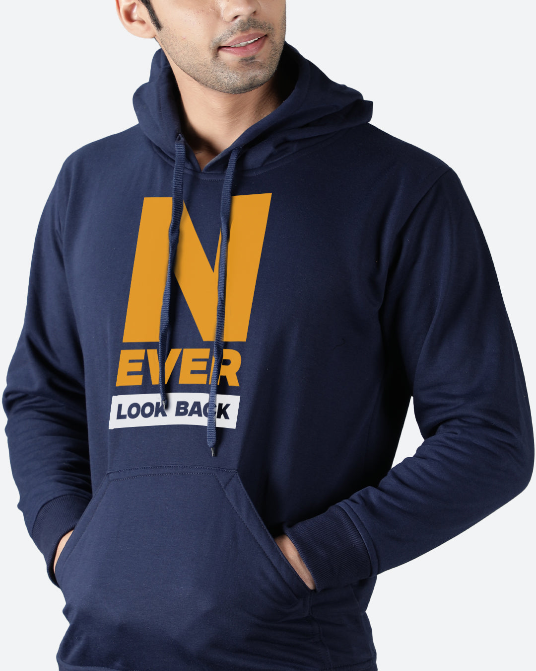 Never Look Back Men's Hoodie