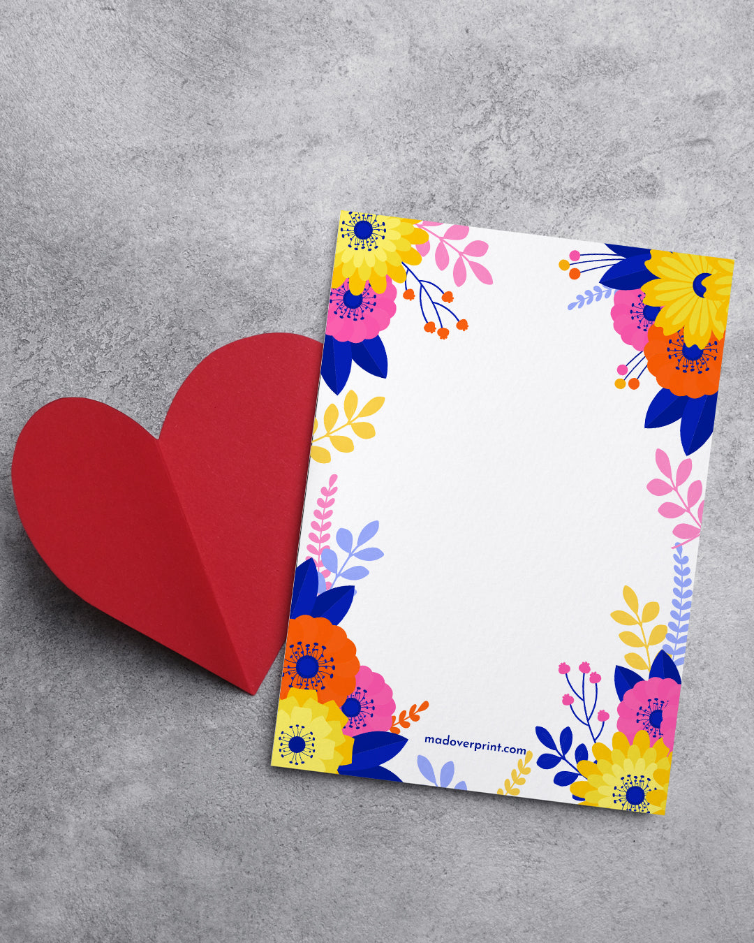 Flower Thank You Greeting Card