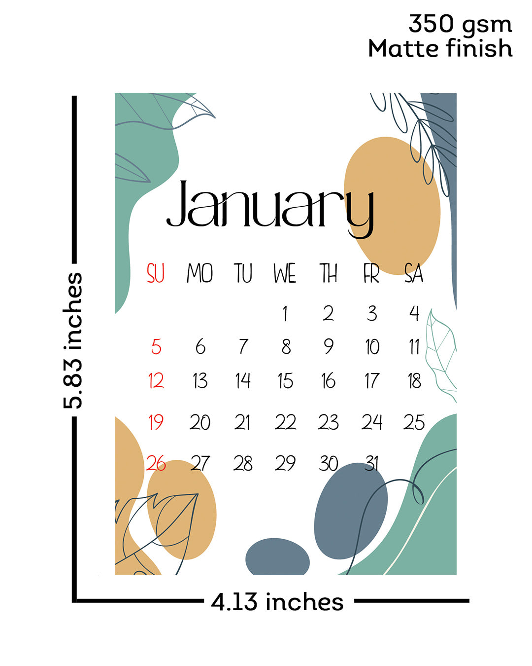 Flash Sale- Abstract Calendar