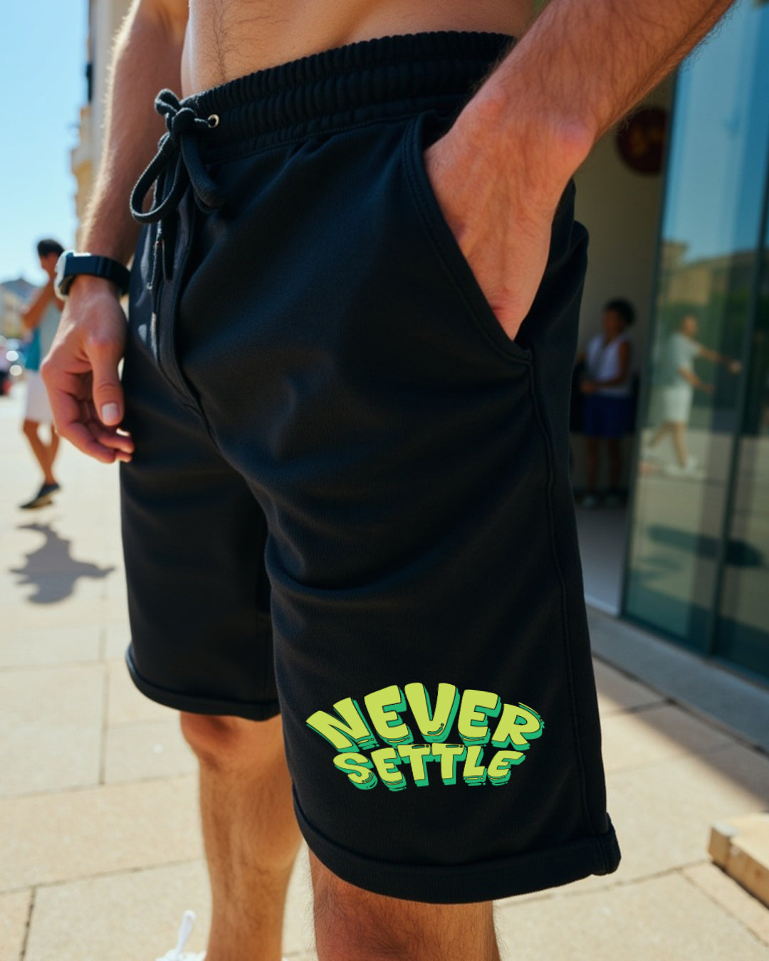 Never Settle Men Shorts