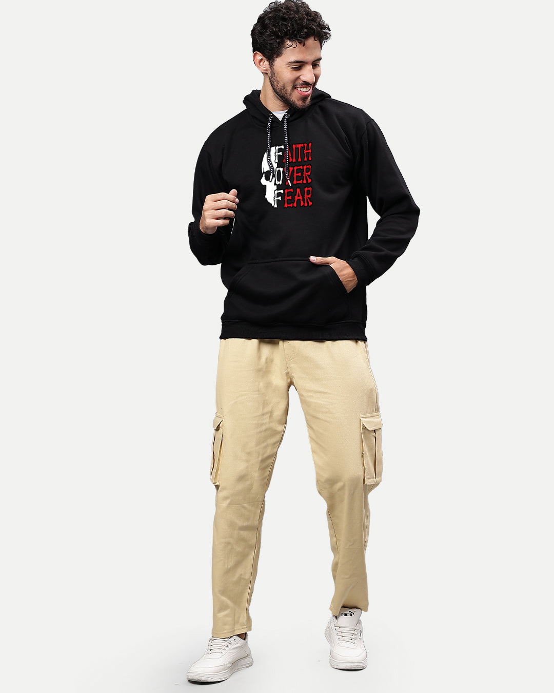 Faith Over Fear Men's Hoodie