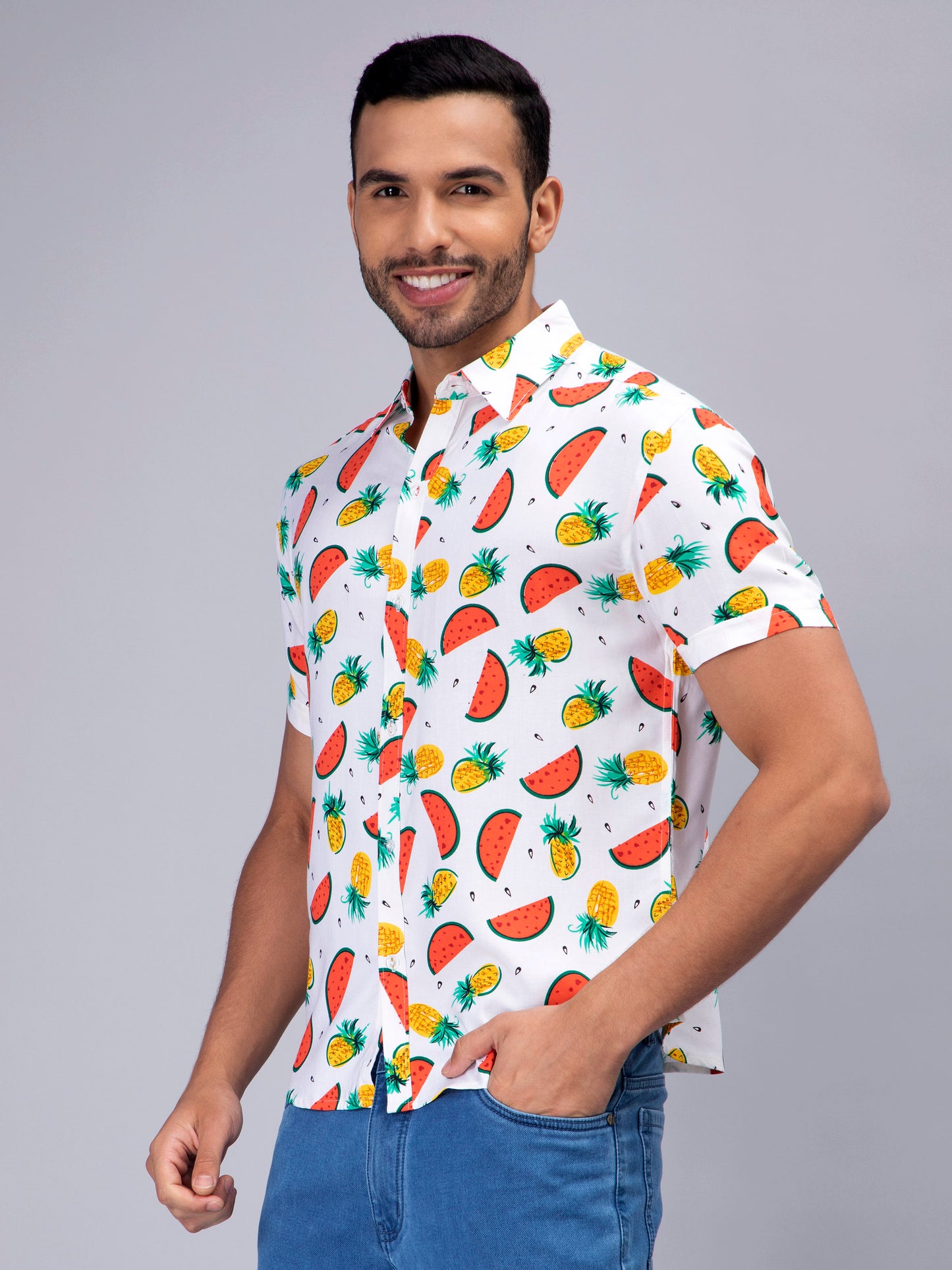 Watermelon Casual Men's Shirt