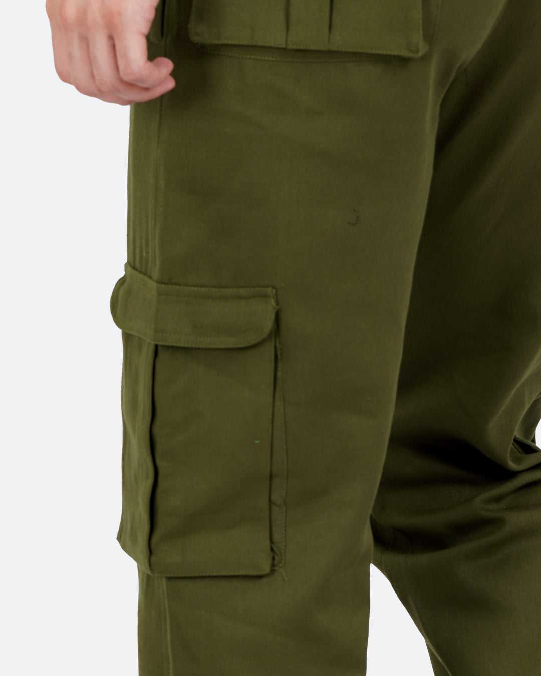 Olive Men Cargo Joggers