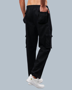 Combo Pack Of 2 | White Oversized T-shirt + Black Cargo