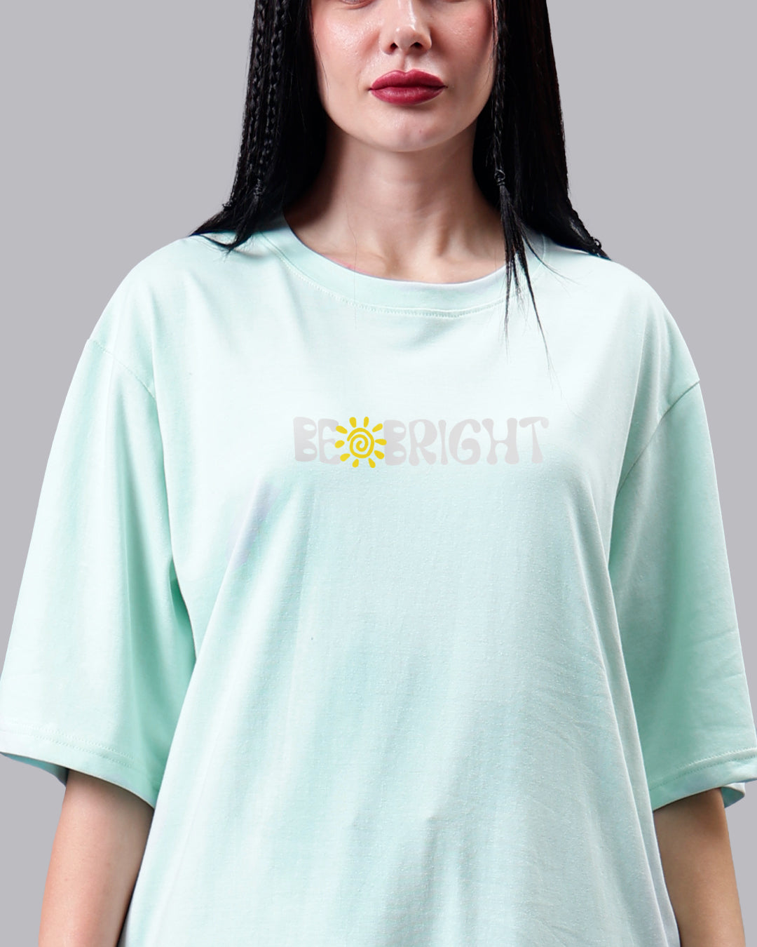 Be Bright Oversized Women Tshirt
