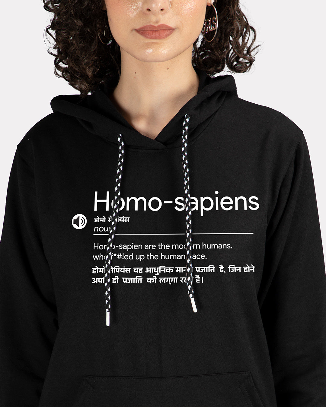 Homo Sapien Women Hoodie