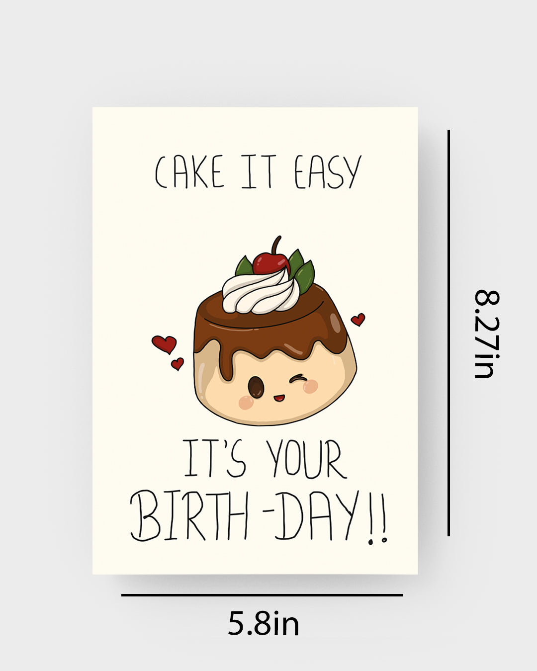 Cake It Easy Birthday Greeting Card