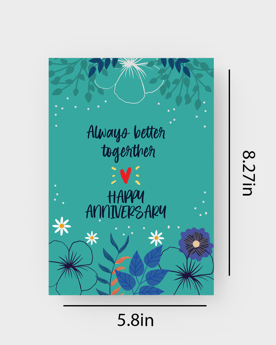 Always Better Together Anniversary Greeting Card