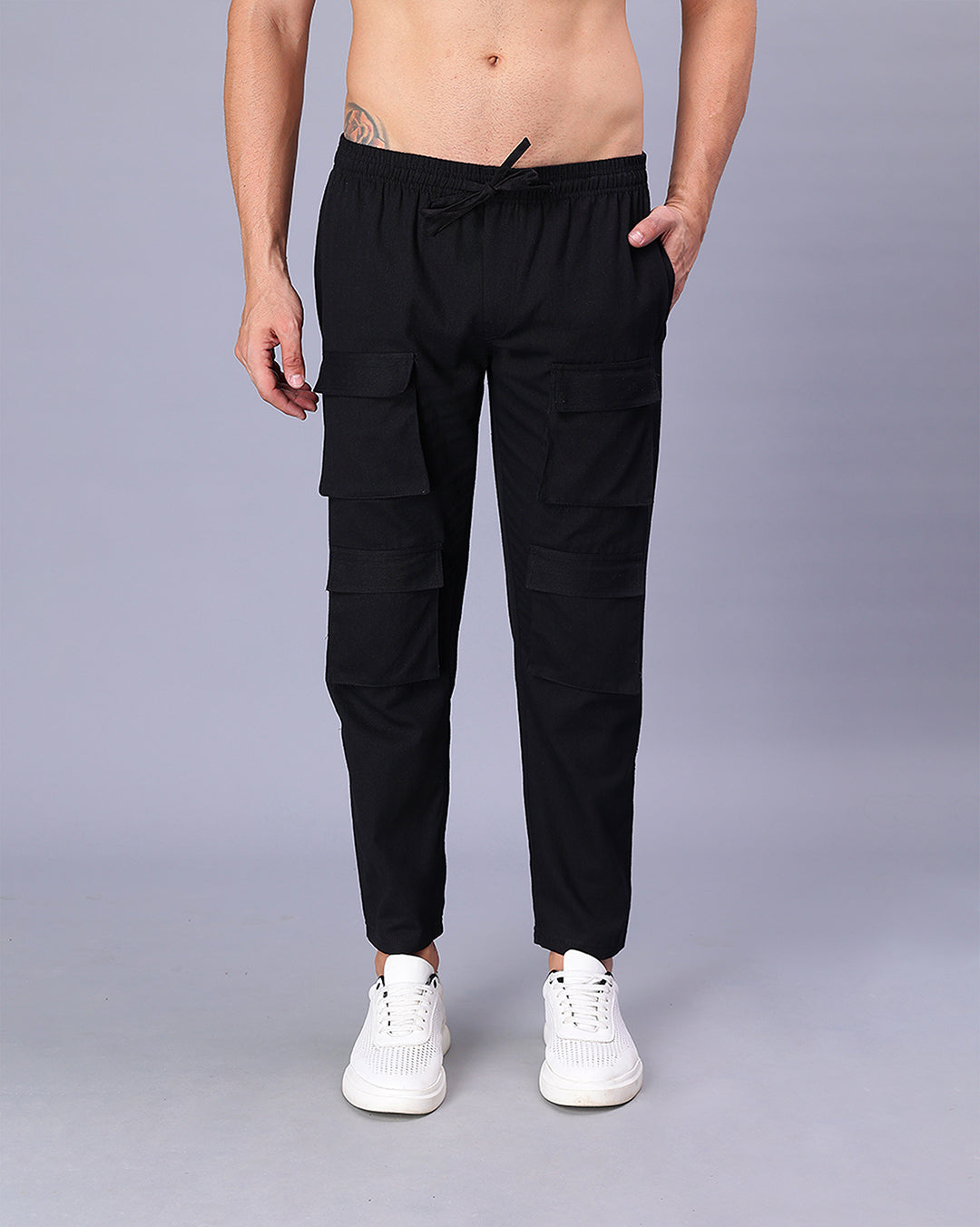 Front Utility Pocket Men Cargo Joggers