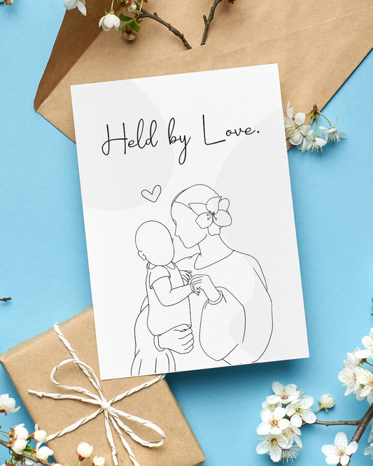Flash Sale- Held By Love Mother's Day Card