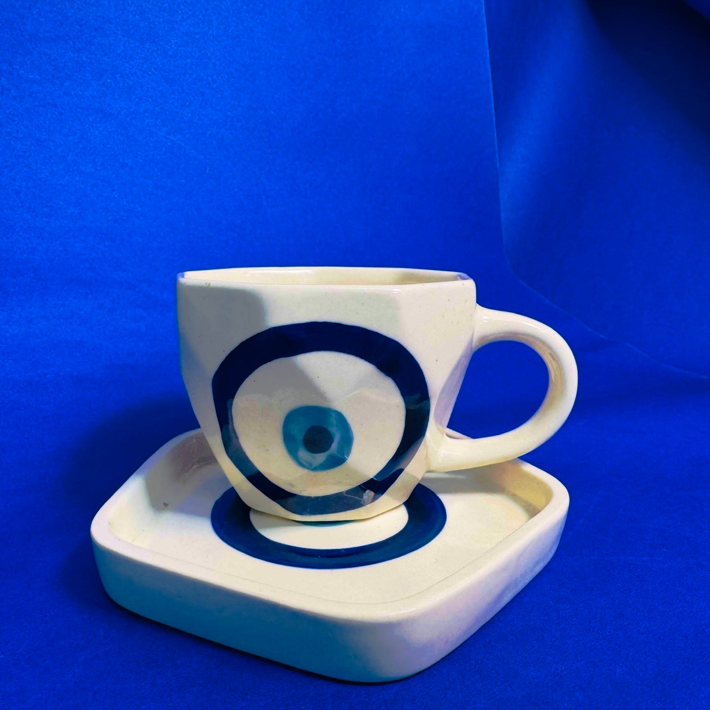 Mystic Gaze Evil Eye Cup & Saucer – Sip, Shield, Repeat! (PRE ORDER)