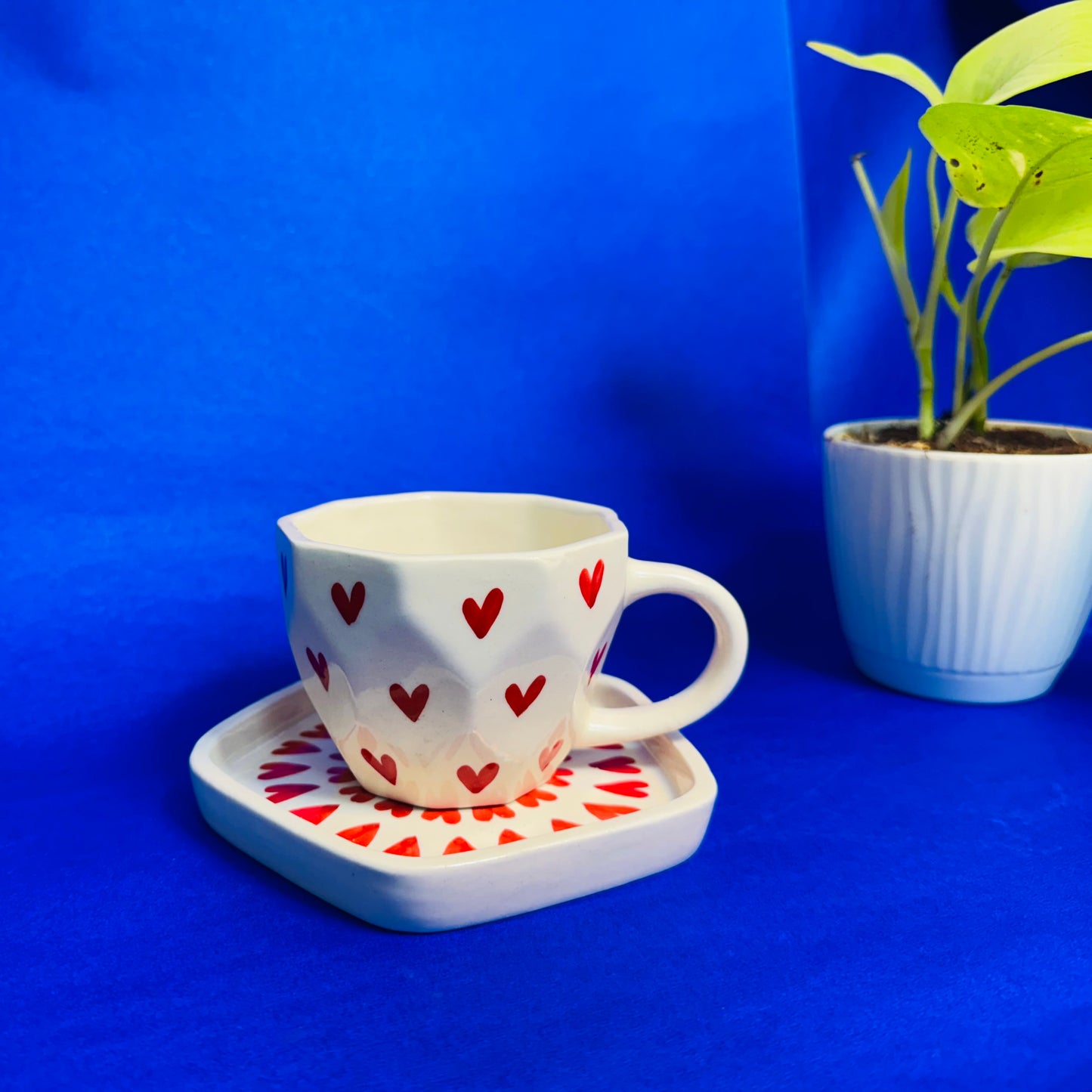 Love Brew Heart Cup & Saucer – Sip with Love! (PRE ORDER)