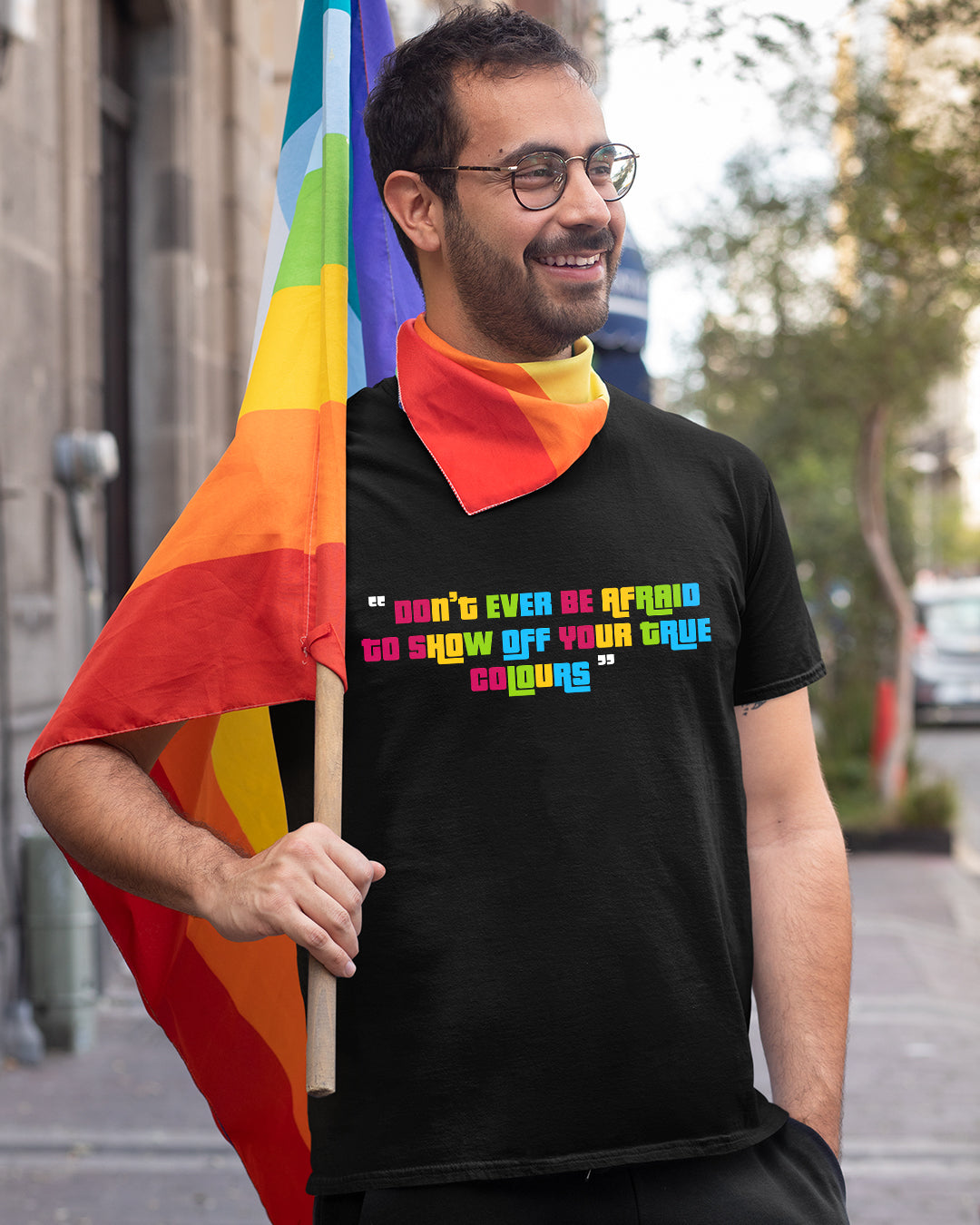 Don't be Afraid Pride Men T-shirt