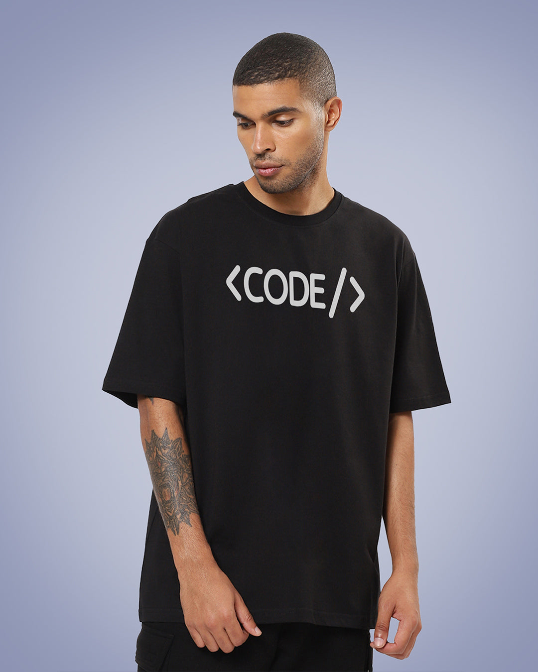 Code Oversized Men's Tshirt