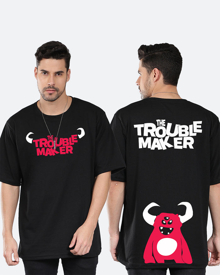 Trouble Maker Oversized Men's Tshirt