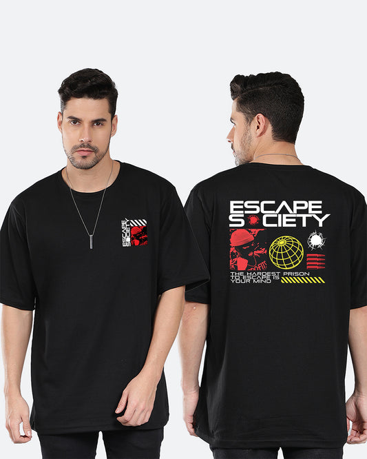 Eacape Society Oversized Men's Tshirt