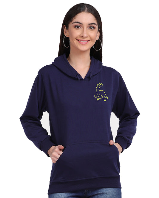 Dino Skate Women Hoodie