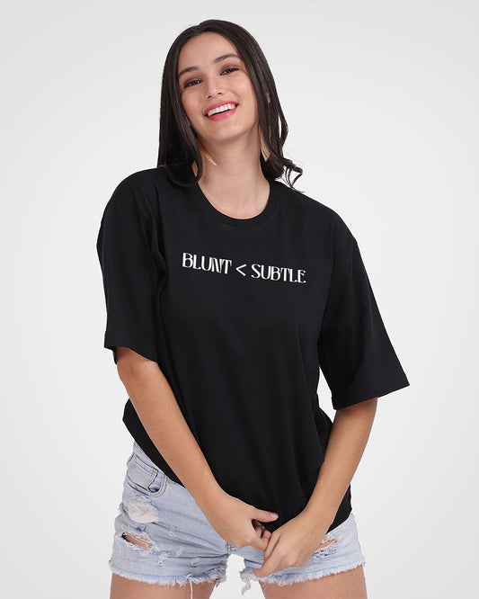 Blunt & Subtle Oversized Women Tshirt