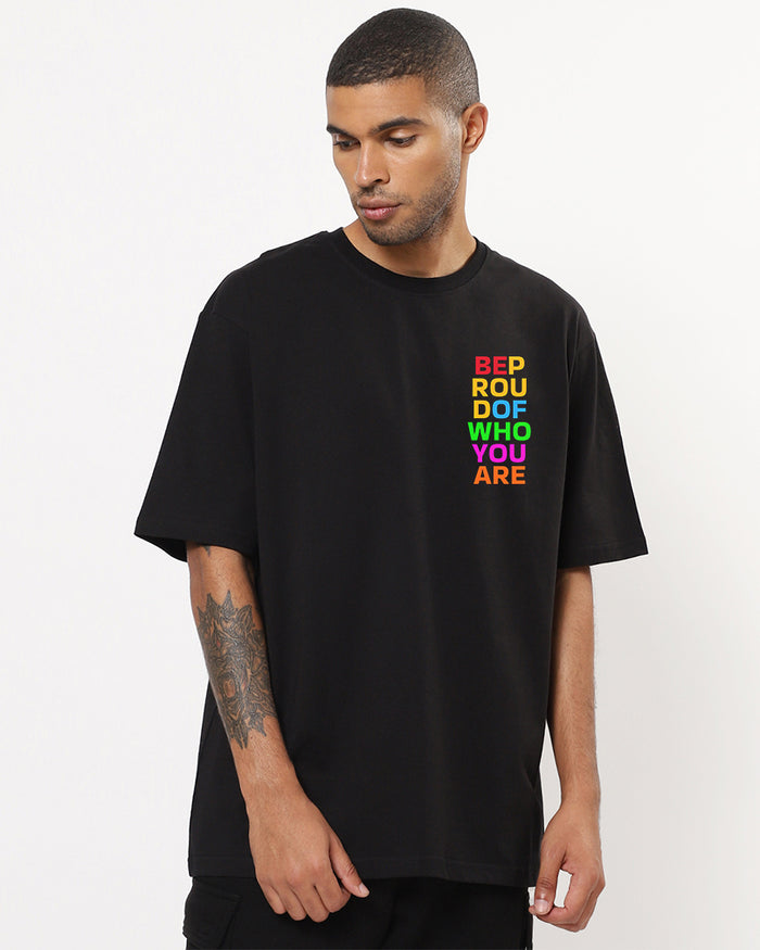 Be Proud Of Oversize Pride Men Tshirt