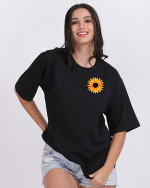 Sunflower Oversized Women Tshirt
