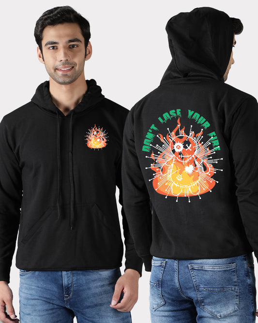 Don't Lose Your Fire Streetwear Men's Hoodie