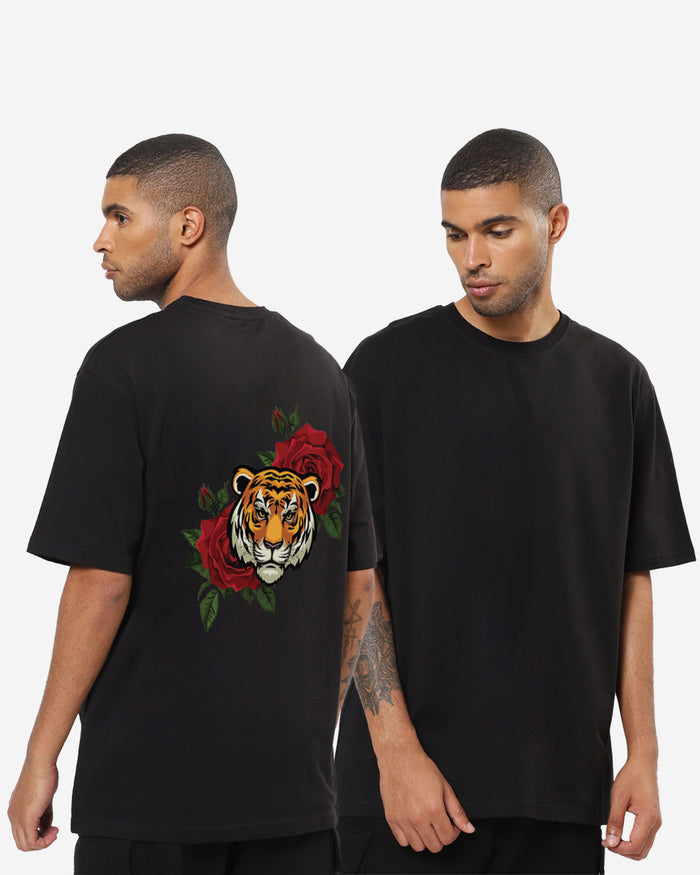 Rose Tiger Oversized Men's Tshirt
