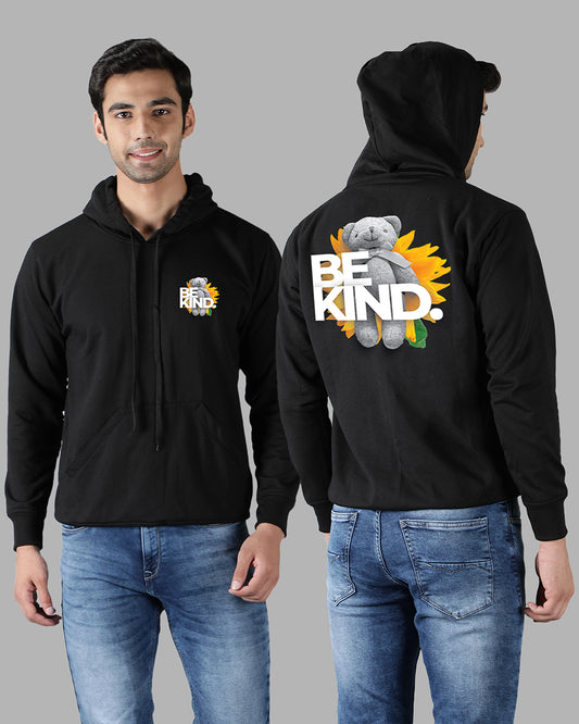 Sunflower Be Kind Streetwear Men's Hoodie