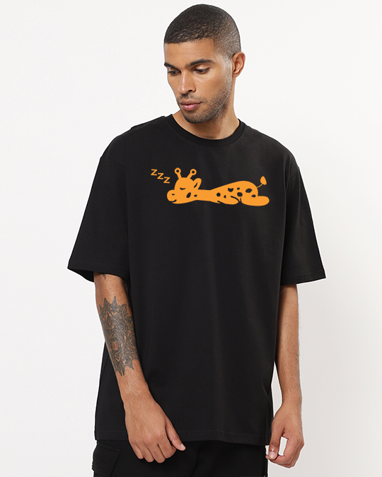 Giraffe Oversized Men's Tshirt