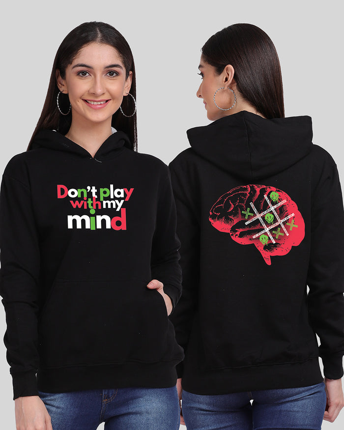 Don't Play With Mind Streetwear Women Hoodie