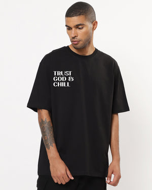 Trust God Oversized Men's Tshirt