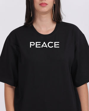 Peace Oversized Women Tshirt