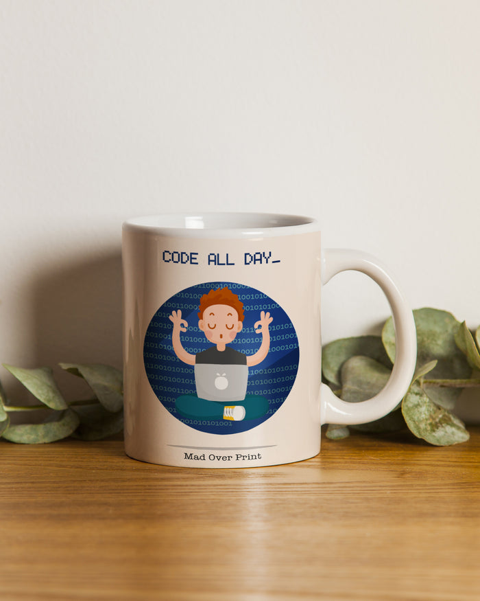 Code All Day Mug