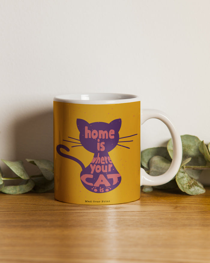 Home-is-where-your-cat-is Mug