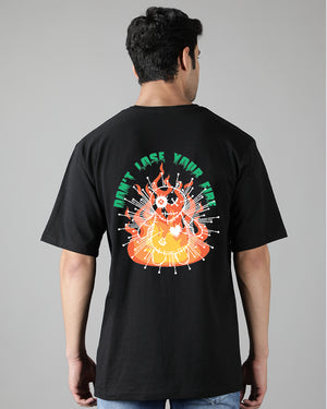 Don't Loss Your Fire Streetwear Oversized Men's Tshirt
