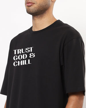 Trust God Oversized Men's Tshirt