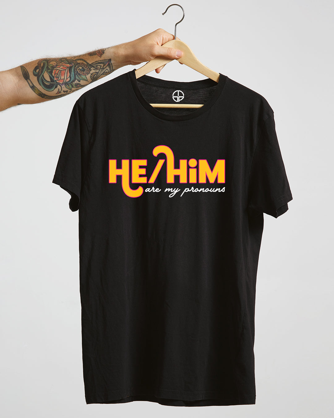 He/Him Pride Men T-shirt