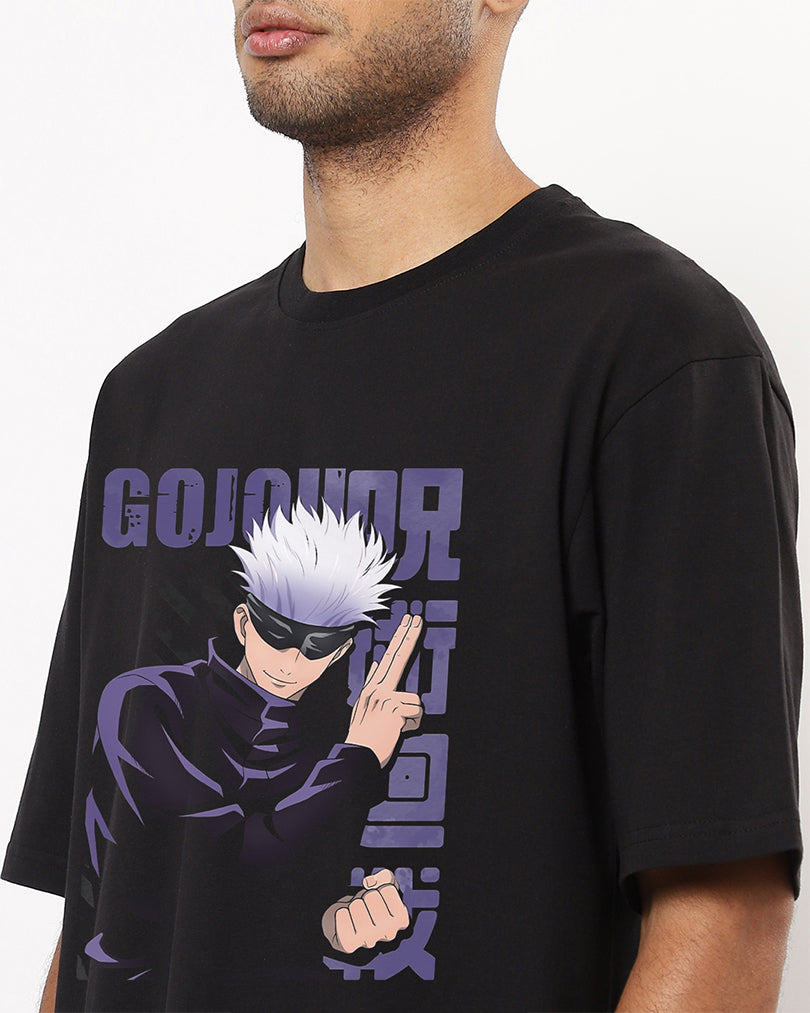 Gojo Oversized Men's Anime Tshirt