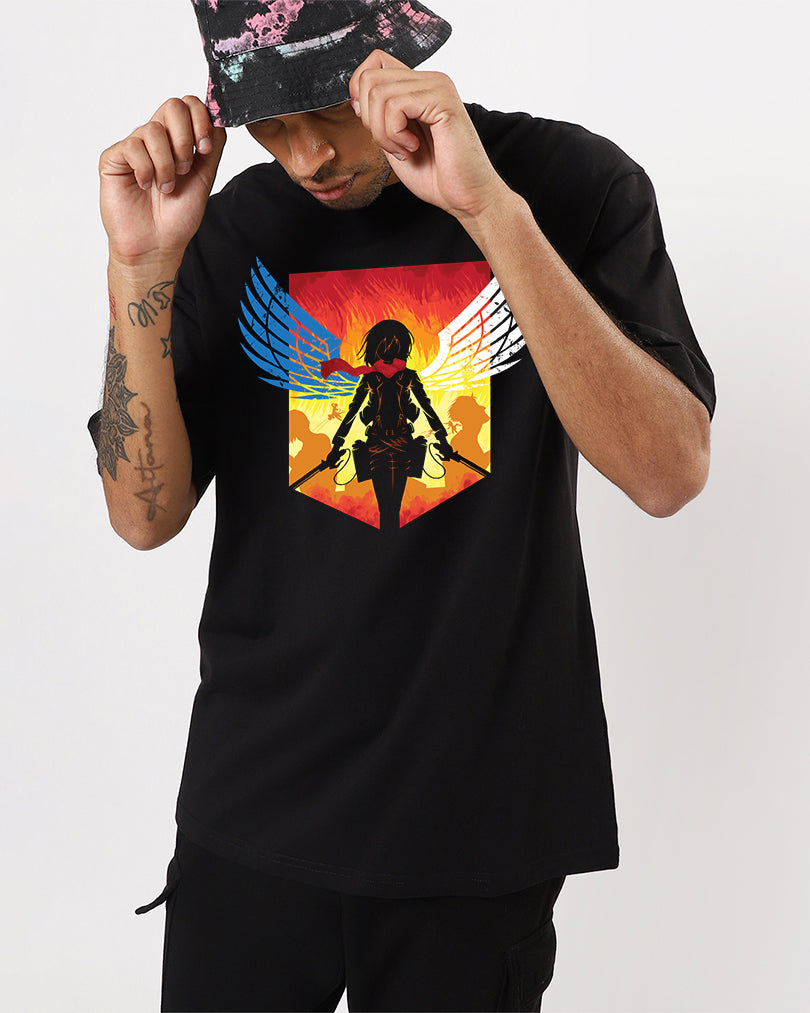 Anime Tshirt - Unisex Heavy Cotton Tee with Mix Character Design
