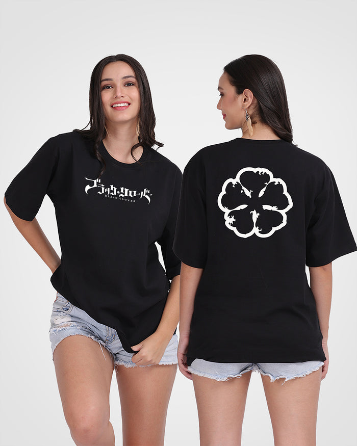 Anime Black Clover Oversized Women Tshirt