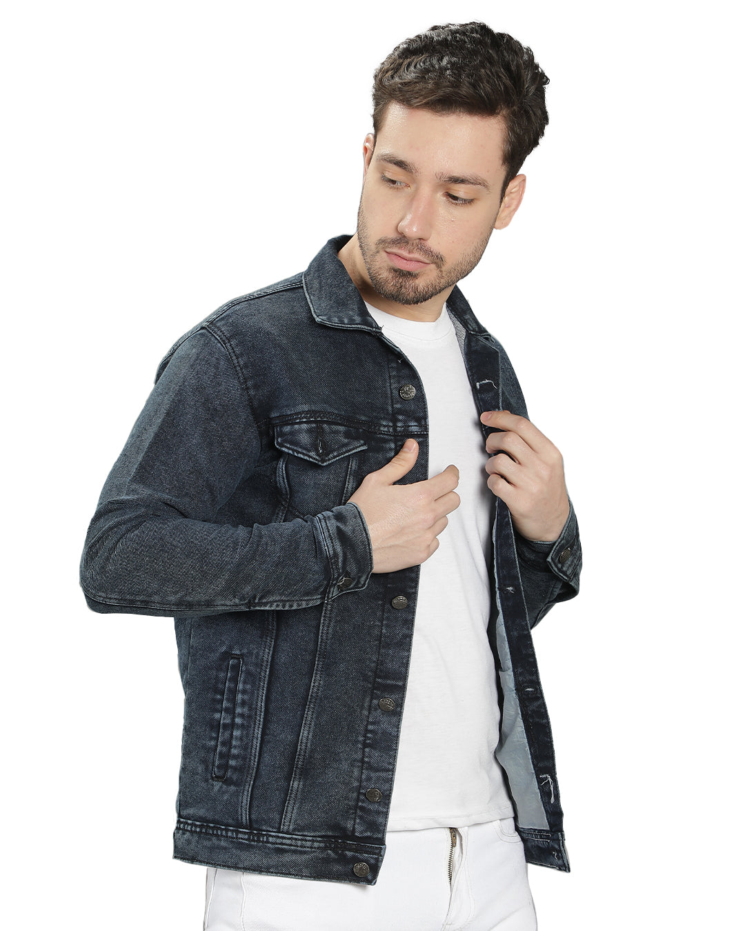 Printed Denim Jacket - Men - Ready-to-Wear