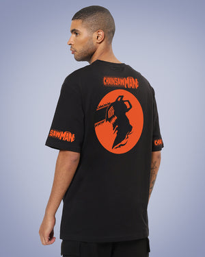 Chainsawman Oversized Men's Anime Tshirt