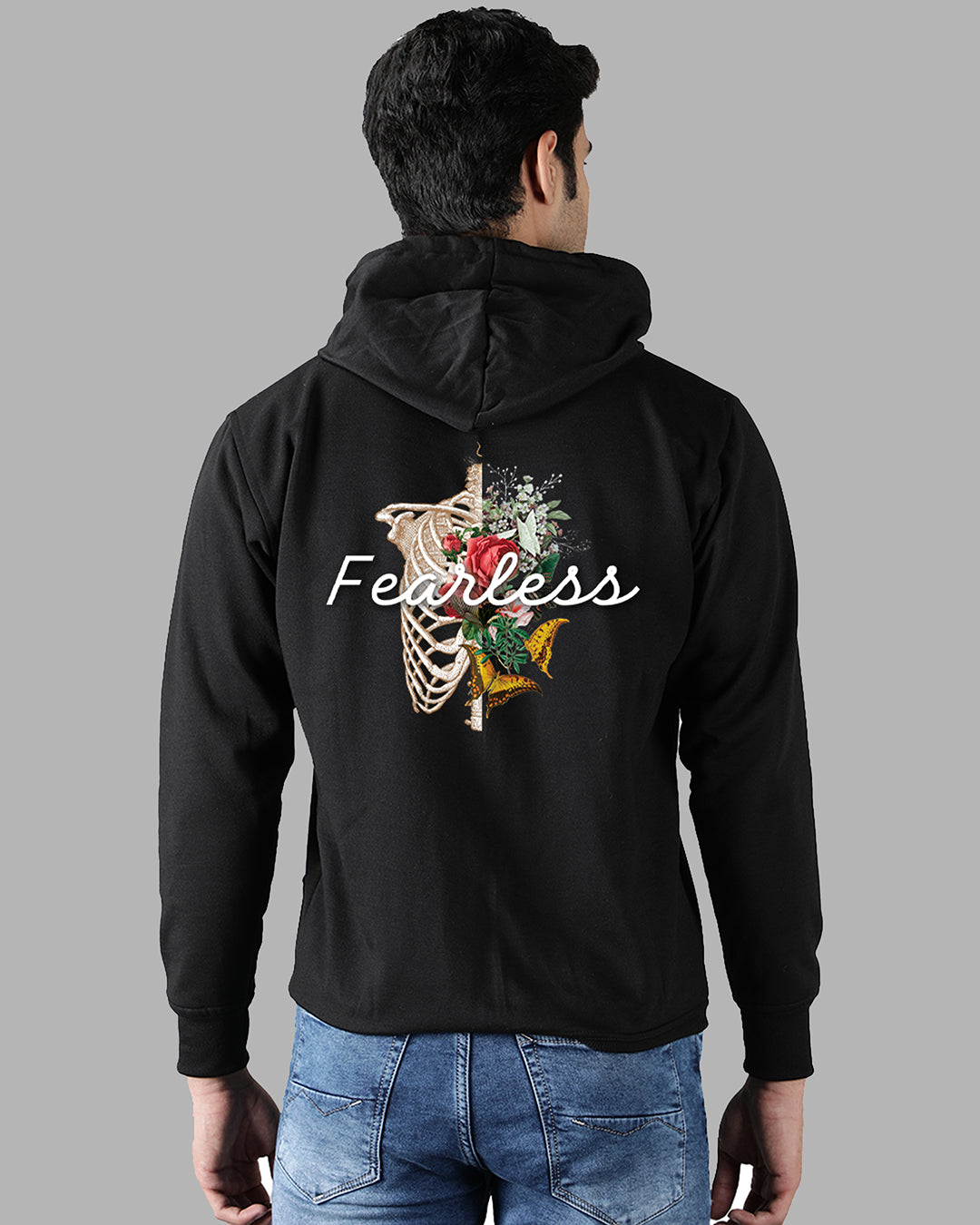 Fearless Flower Streetwear Men's Hoodie