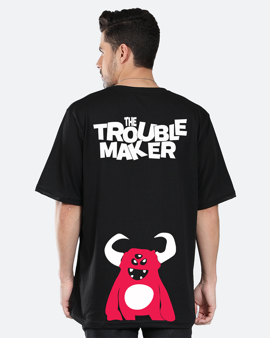 Trouble Maker Oversized Men's Tshirt